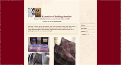 Desktop Screenshot of executiveclothingservice.com